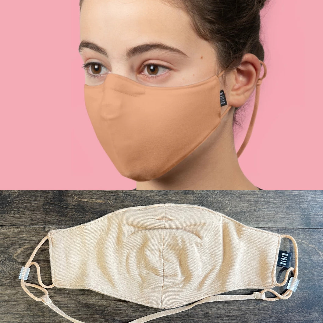 Bloch B-Safe Mask with Lanyard: Sand Color