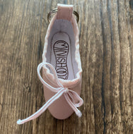 Ballet Shoe Keychain