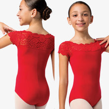 Load image into Gallery viewer, Matilda Lace Leotard: Red
