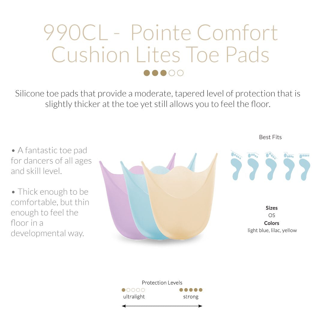 Comfort Cushion Lites Toe Pads