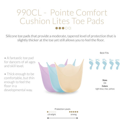 Comfort Cushion Lites Toe Pads