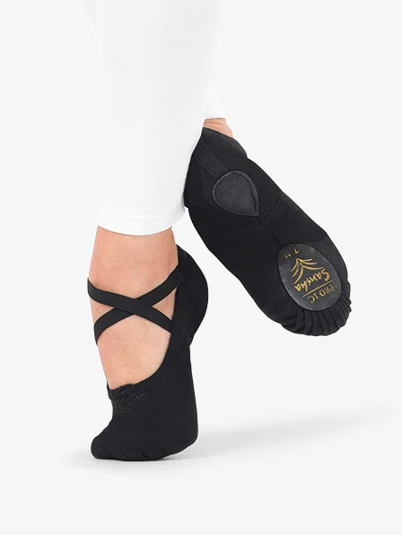 $8 Sansha Soft Canvas Ballet Shoes