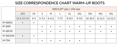 Nikolay Warm Up Booties Olive 8-8.5
